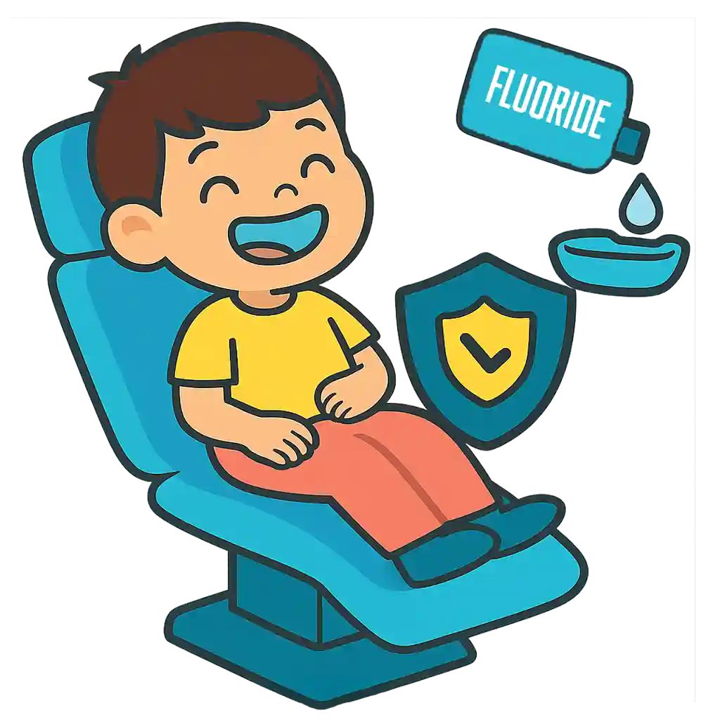 Fluoride Treatment hello kids dentistry Pembroke Pines FL