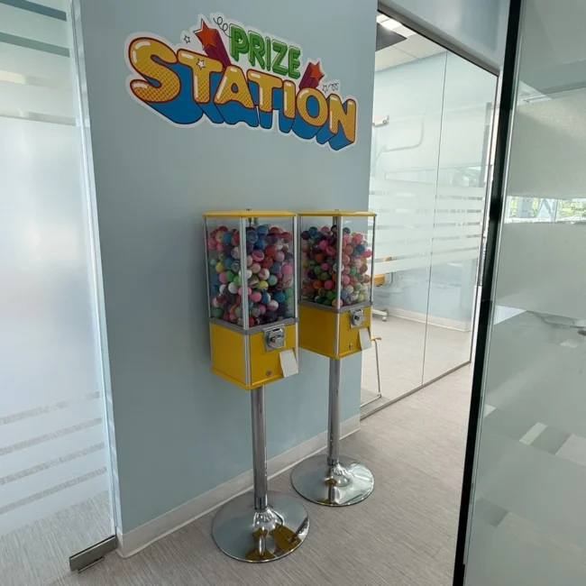 Prize station for kids at Hello Kids Dentistry Pembroke Pines FL - children get prizes after dental visit